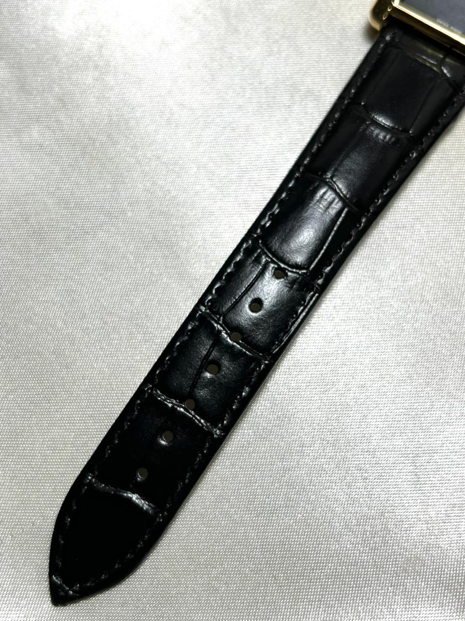 Cartier Tank Black & Gold
